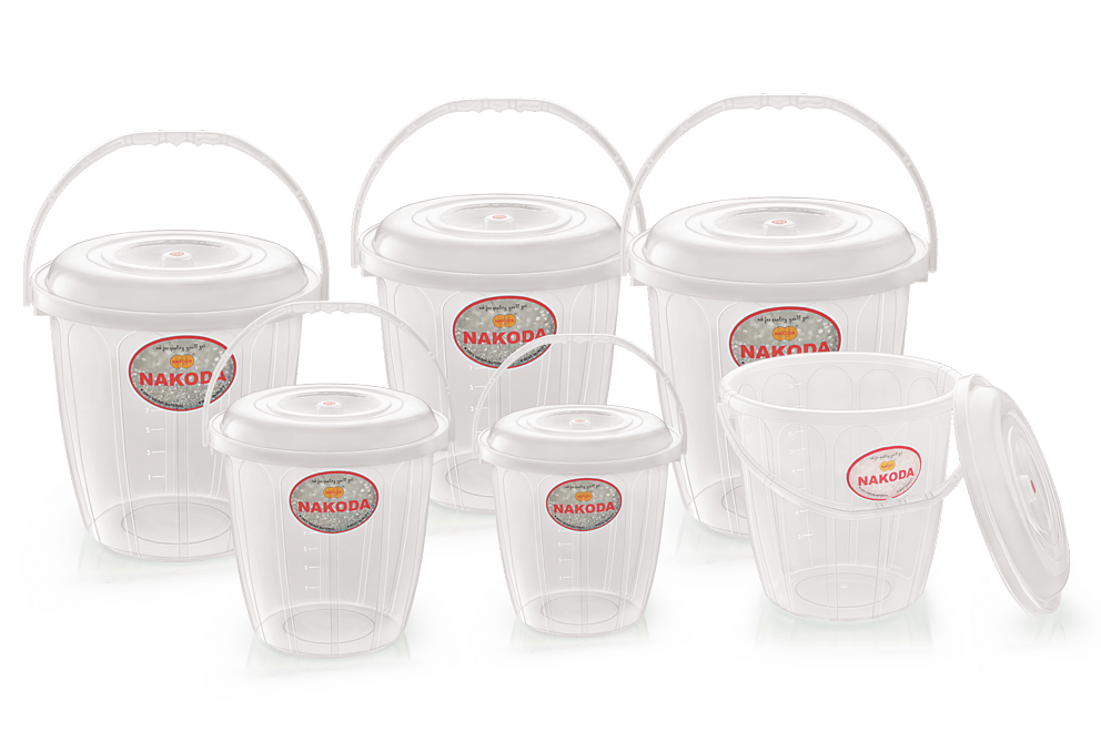 TURBO BUCKET WITH LID (TRANSPARENT)